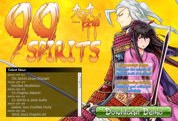99 Spirits Demo Now Available